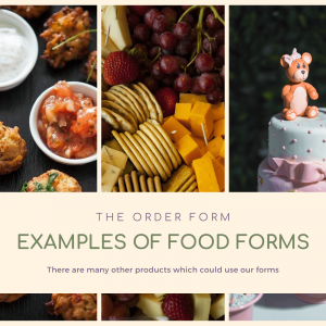 Examples of Food Forms