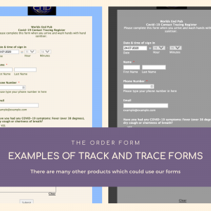 Examples of Track and Trace Forms